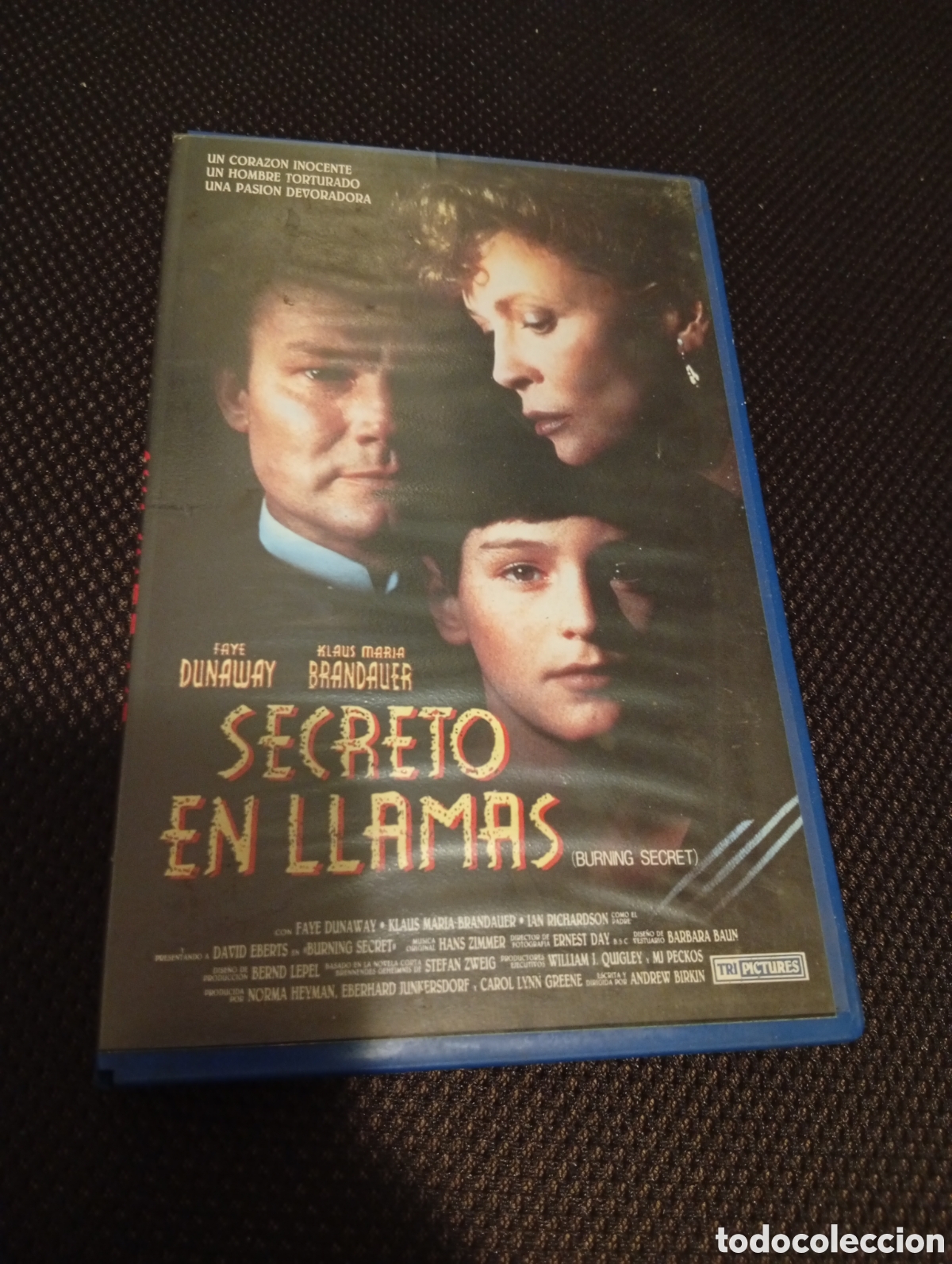 Cine: Secreto en llamas vhs
