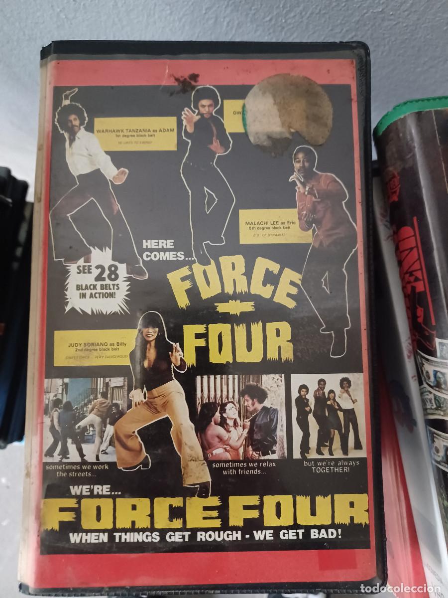 Cine: FORCE FOUR RARA VHS INGLESA BLAXPLOITATION + MARTIAL ARTS