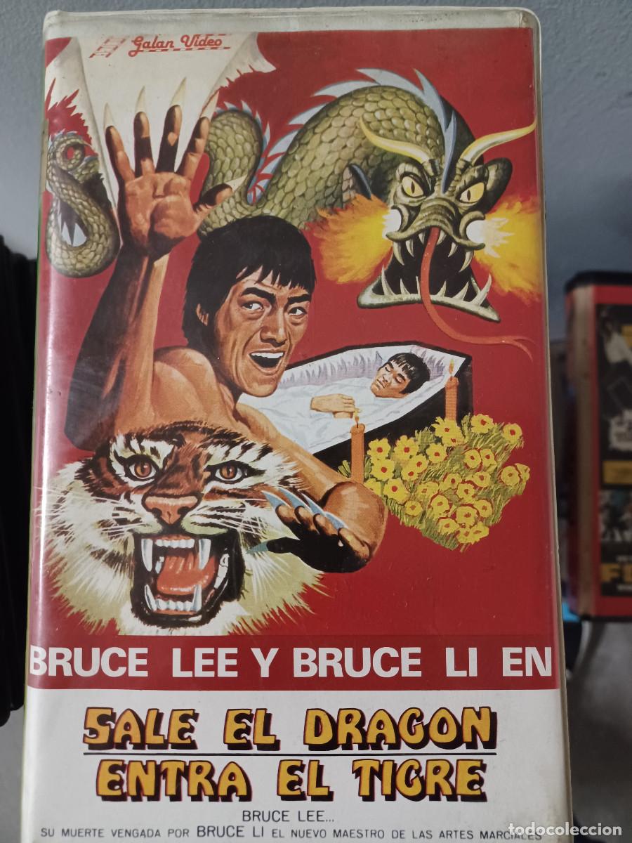 Cine: SALE EL DRAGON ENTRA EL TIGRE RARA VHS BRUCE LEE EXPLOITATION