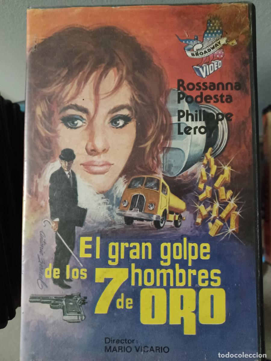 Cine: EL GRAN GOLPE DE LOS 7 HOMBRES DE ORO RARO VHS RIFIFI