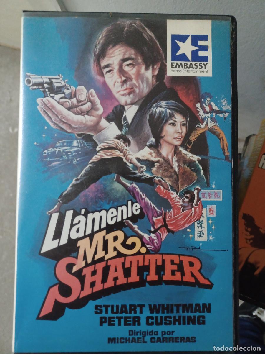 Cine: LLAMENLE MR SHATTER RARO EXPLOITATION CON STUART WHITMAN VHS