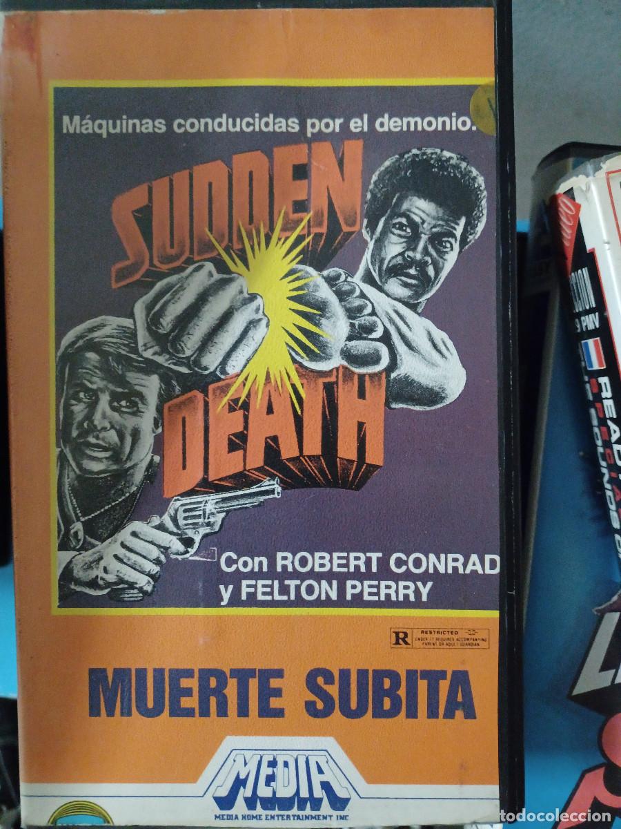 Cine: MUERTE SUBITA AKA SUDDEN DEATH EXPLOITATION RARO VHS ROBERT CONRAD
