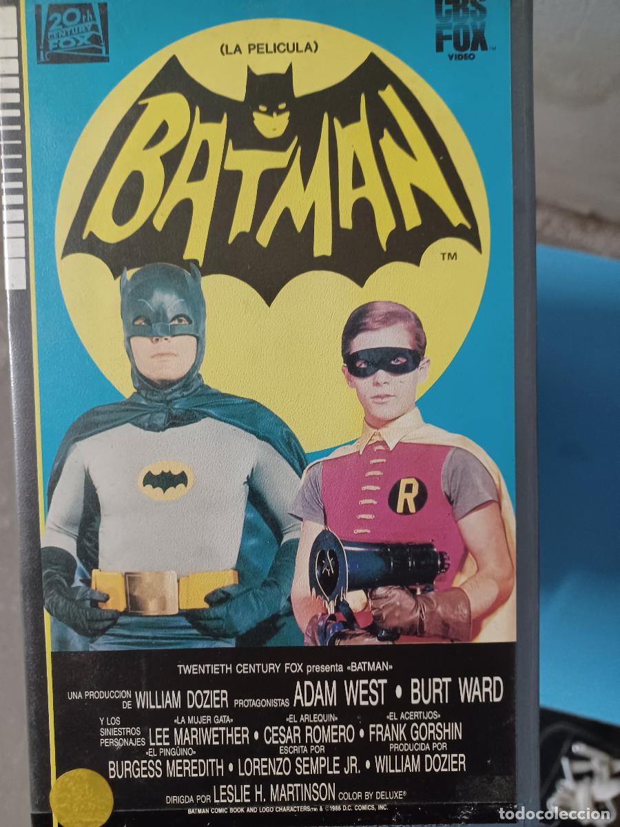 Cine: BATMAN ADAM WEST RARO VHS