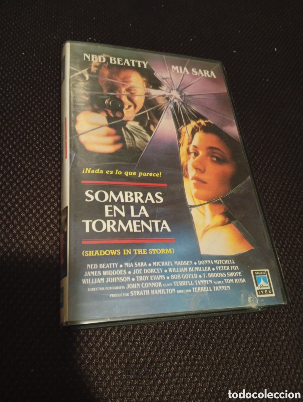 Cine: Sombras en la tormenta vhs