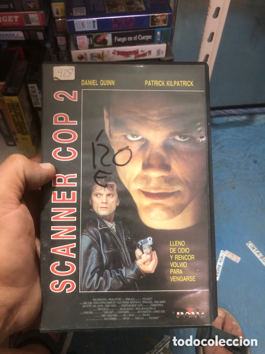 Cine: VHS V&Iacute;DEO CLUB SCANNER COPS 2