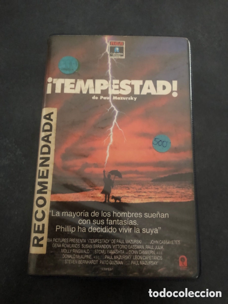 Cine: VHS V&Iacute;DEO CLUB TEMPESTAD