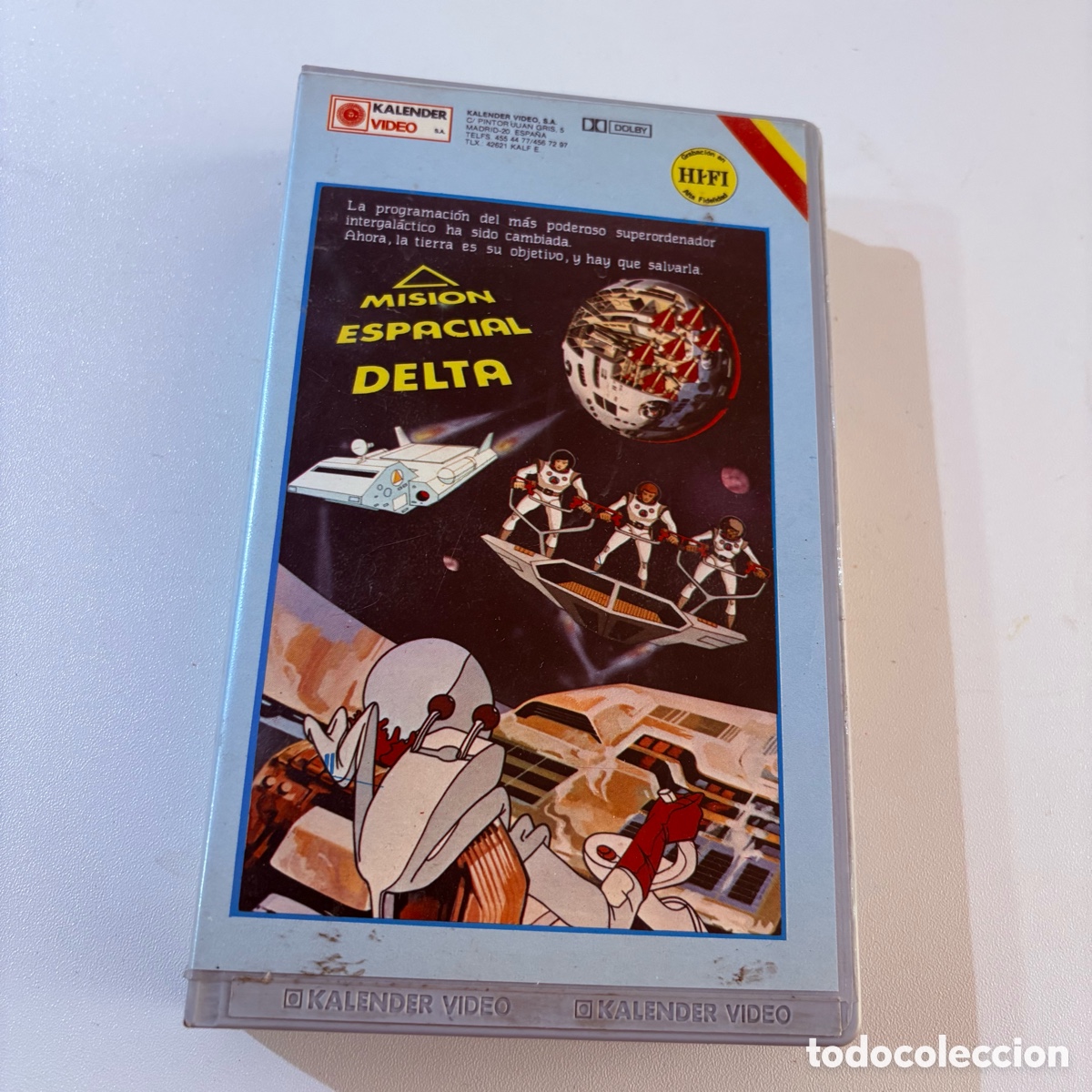 Cine: antigua pelicula de videoclub vhs mision espacial delta