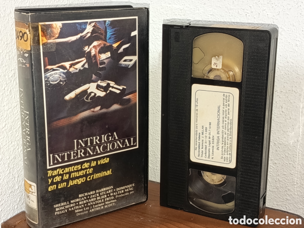 Cine: Intriga internacional. Pel&iacute;cula en v&iacute;deo VHS