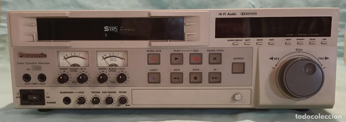 Cine: Grabadora de video profesional Panasonic AG-7350 Super VHS (S-VHS)