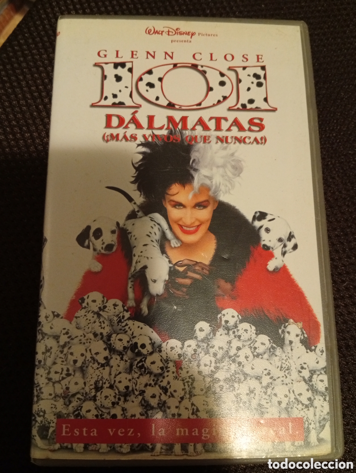 Cine: 101 d&aacute;lmatas (personajes reales) vhs