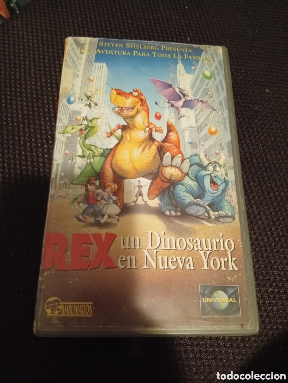 Cine: Rex un dinosaurio en Nueva York vhs