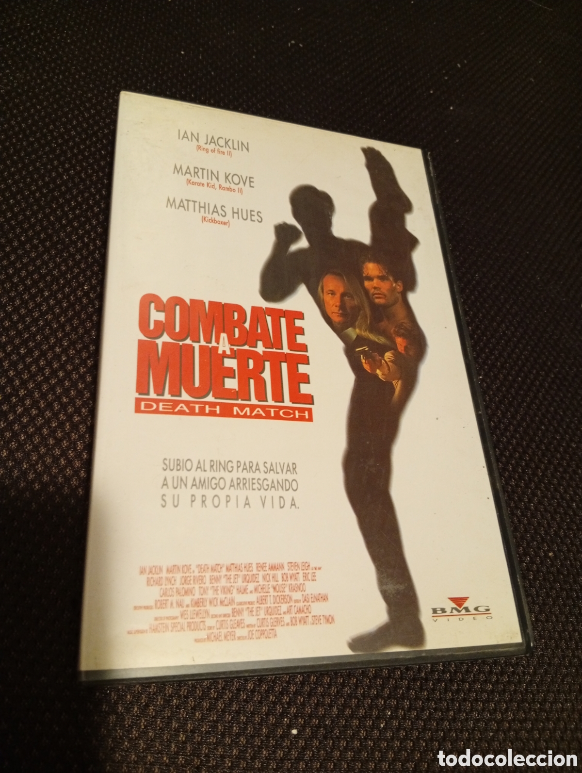 Cine: Combate a muerte vhs