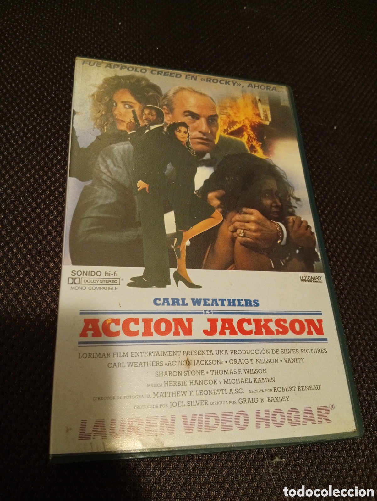 Cine: Acci&oacute;n Jackson vhs pel&iacute;cula