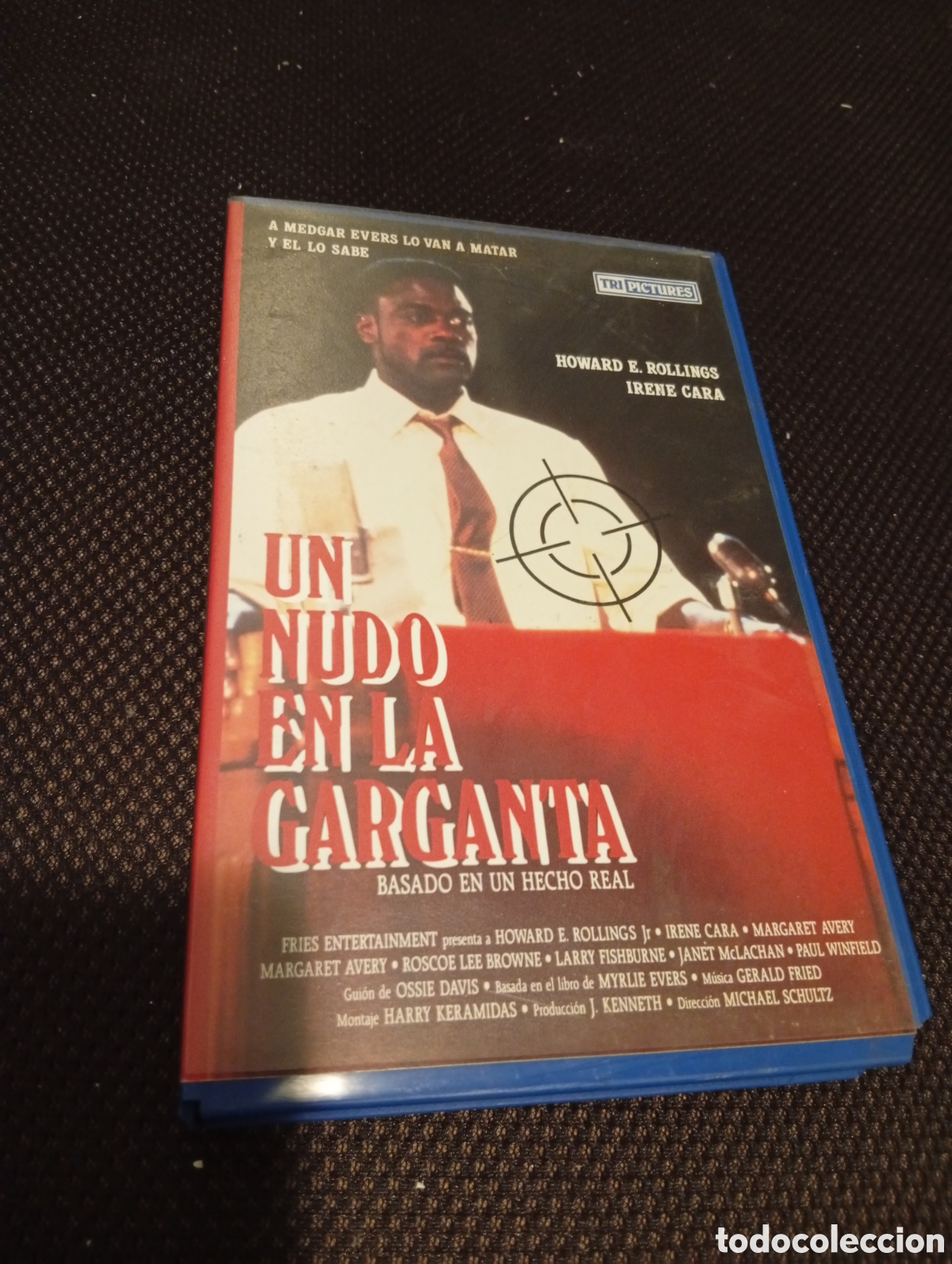 Cine: Un nudo en la garganta vhs