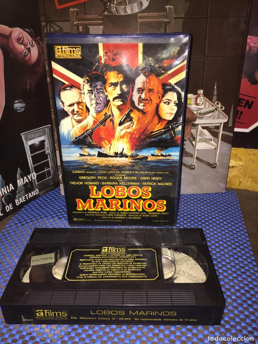 Cine: Vhs Lobos marinos - Gregory Peck, Roger Moore