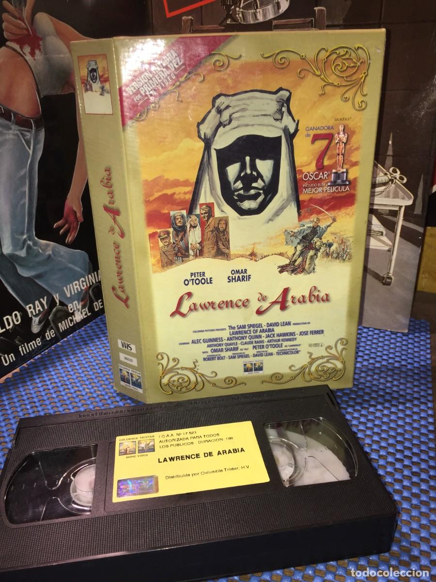 Cine: Vhs Lawrence de arabia - Pter o&acute;toole - Omar Sharif
