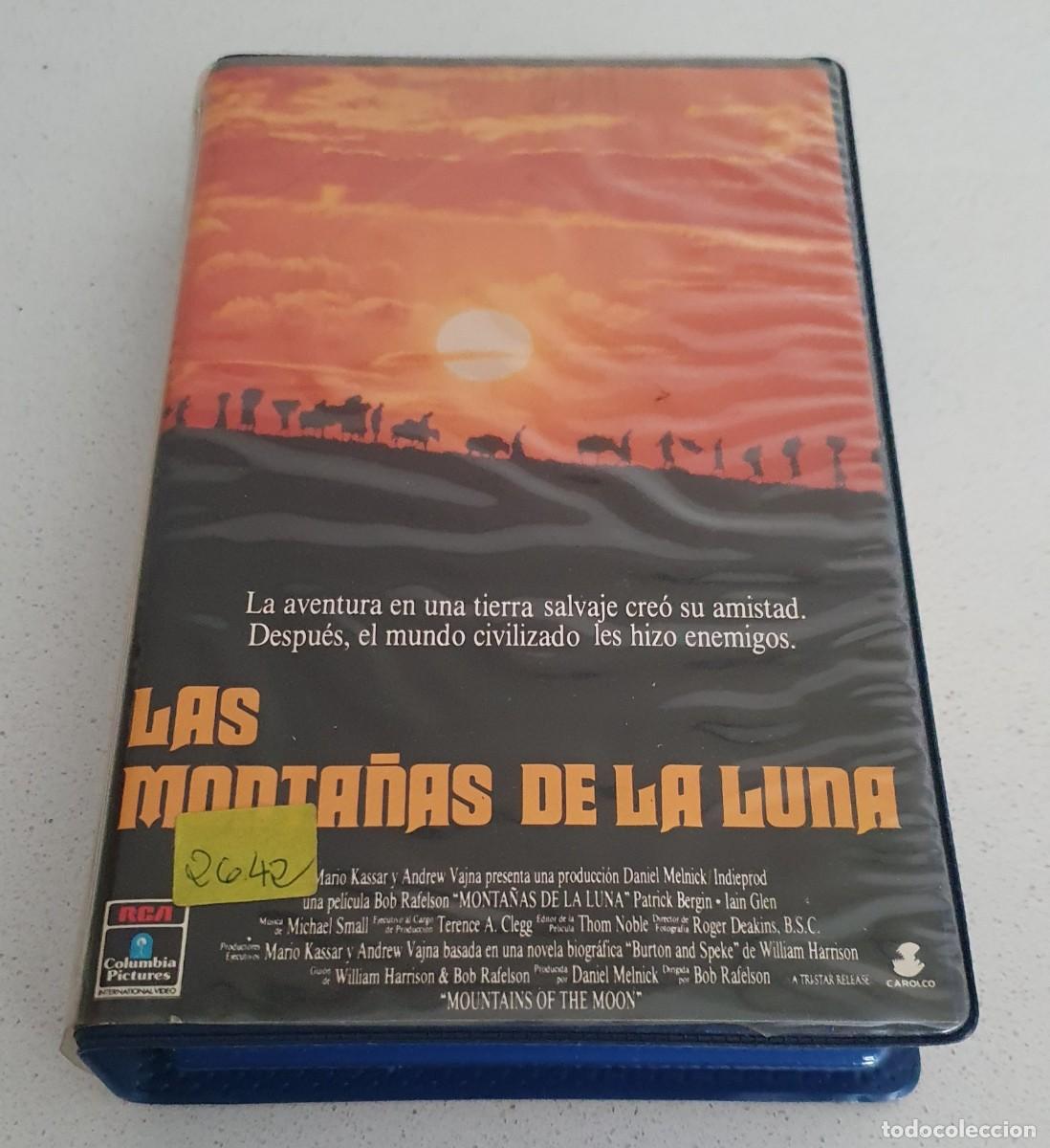 Cine: Pel&iacute;cula Vhs Las Monta&ntilde;as de la Luna. Patrick Bergin, Bob Rafelson. RCA Columbia 1991 videoclub.