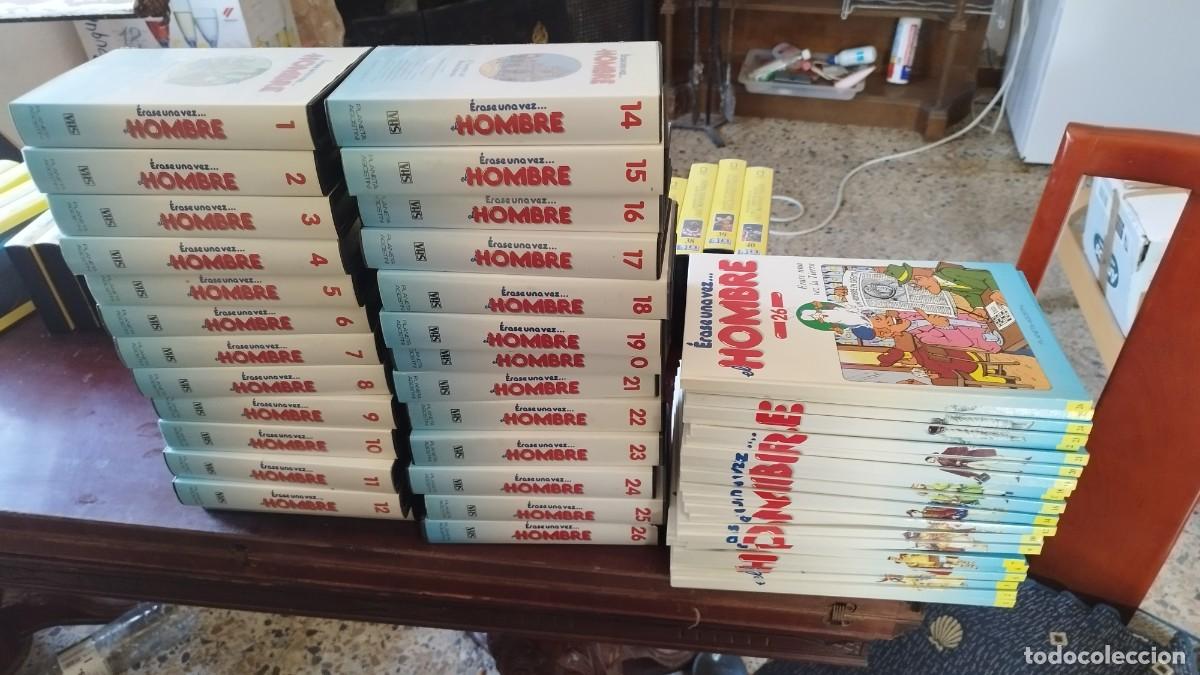 Cine: ERASE UNA VEZ EL HOMBRE - COLECCION 26 LIBROS Y 26 CINTAS VHS PLANETA