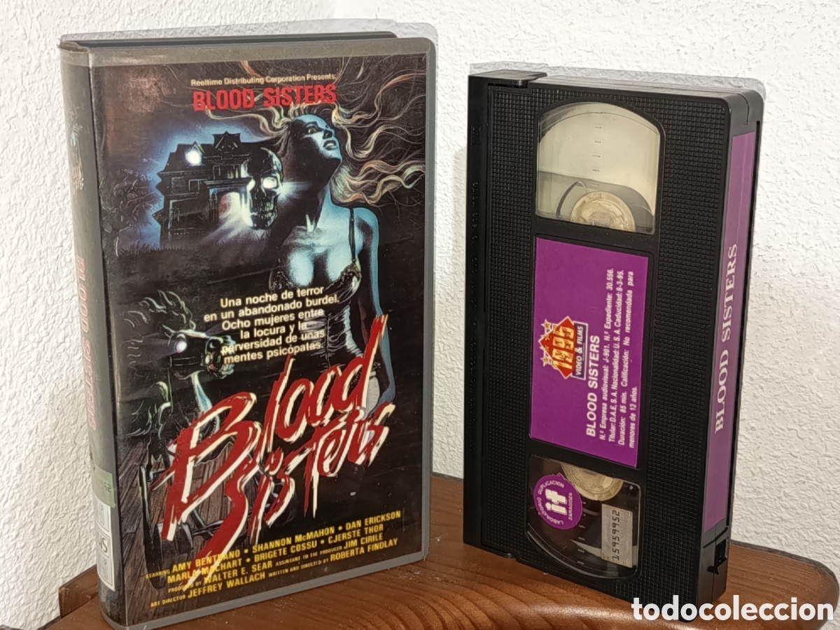Cine: Blood sisters. Roberta findlay. Pel&iacute;cula VHS