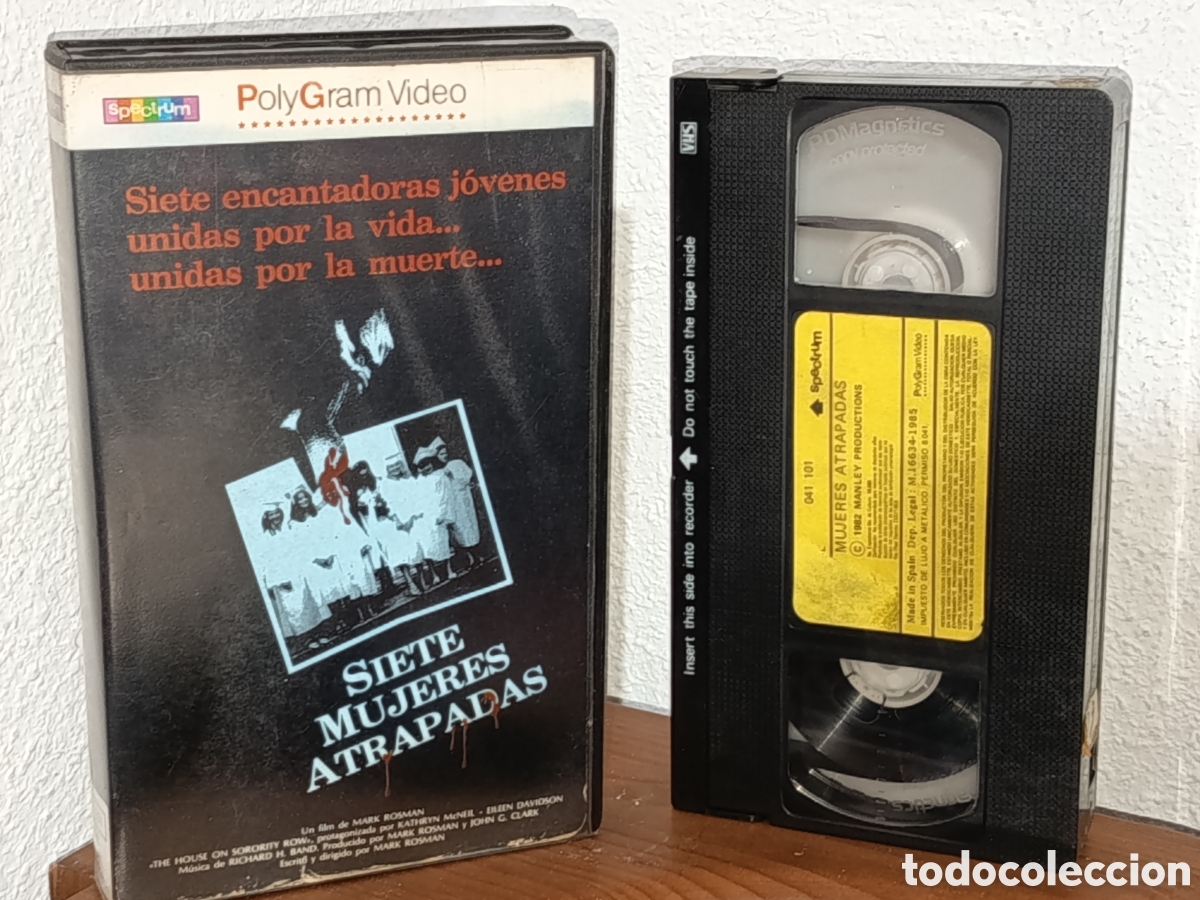 Cine: 7 siete mujeres atrapadas. Pel&iacute;cula VHS