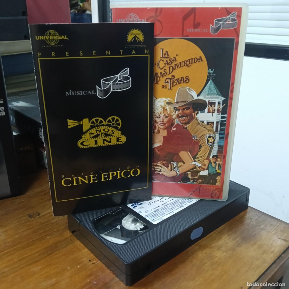 Cine: LA CASA MAS DIVERTIDA DE TEXAS - COLIN HIGGINS - BURT REYNOLDS, DOLLY PARTON - CIC