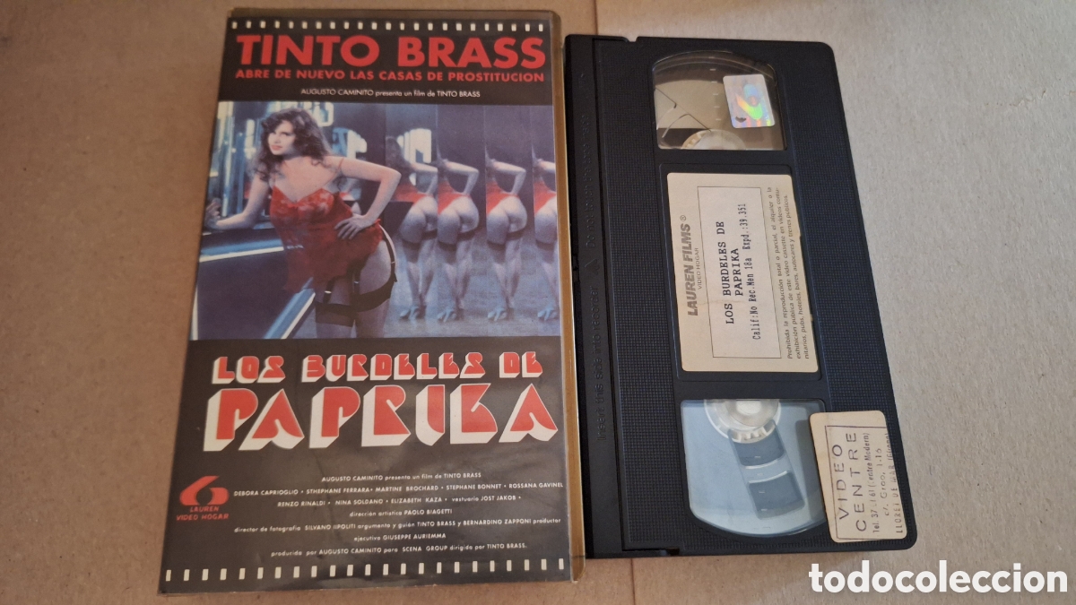 Cine: Los Burdeles de Paprika VHS &Eacute;rotica