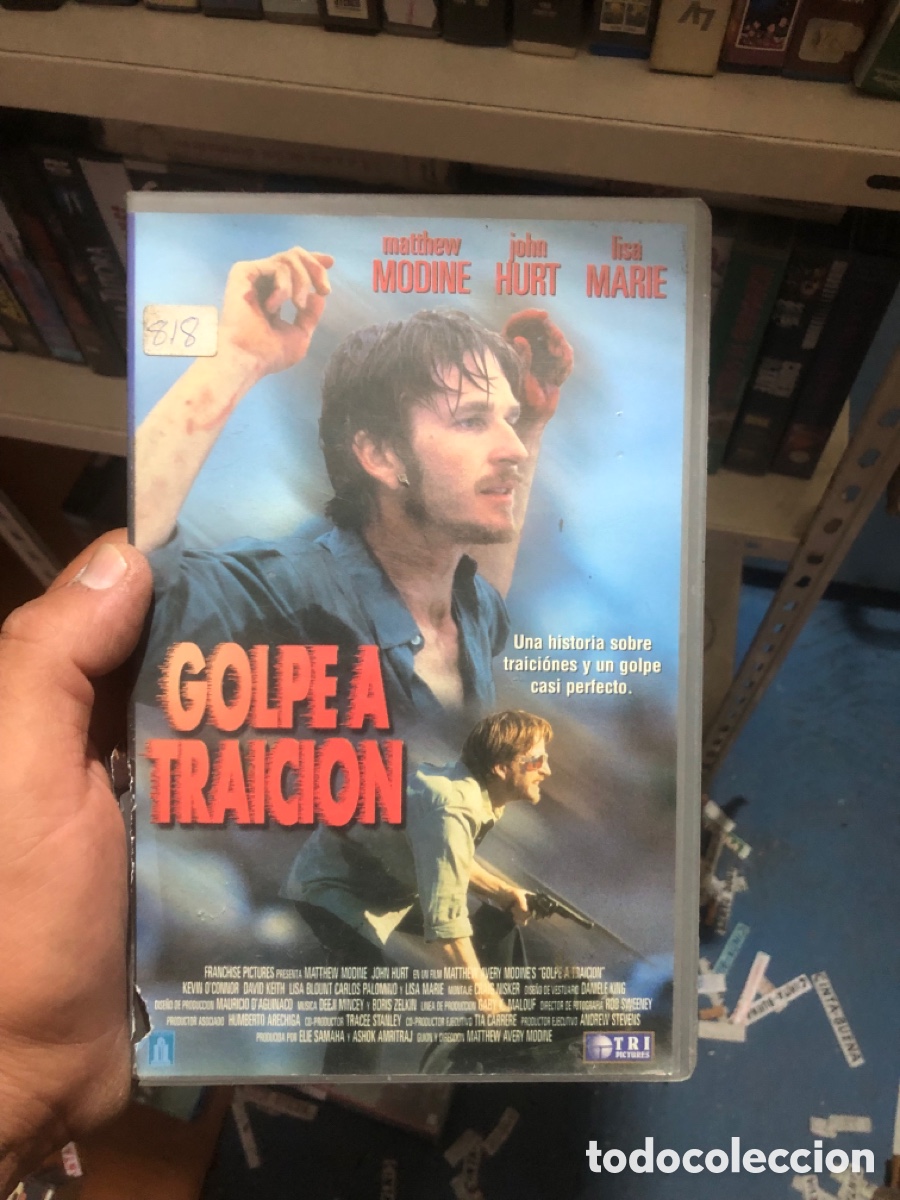 Cine: VHS V&Iacute;DEO CLUB GOLPE A TRAICI&Oacute;N