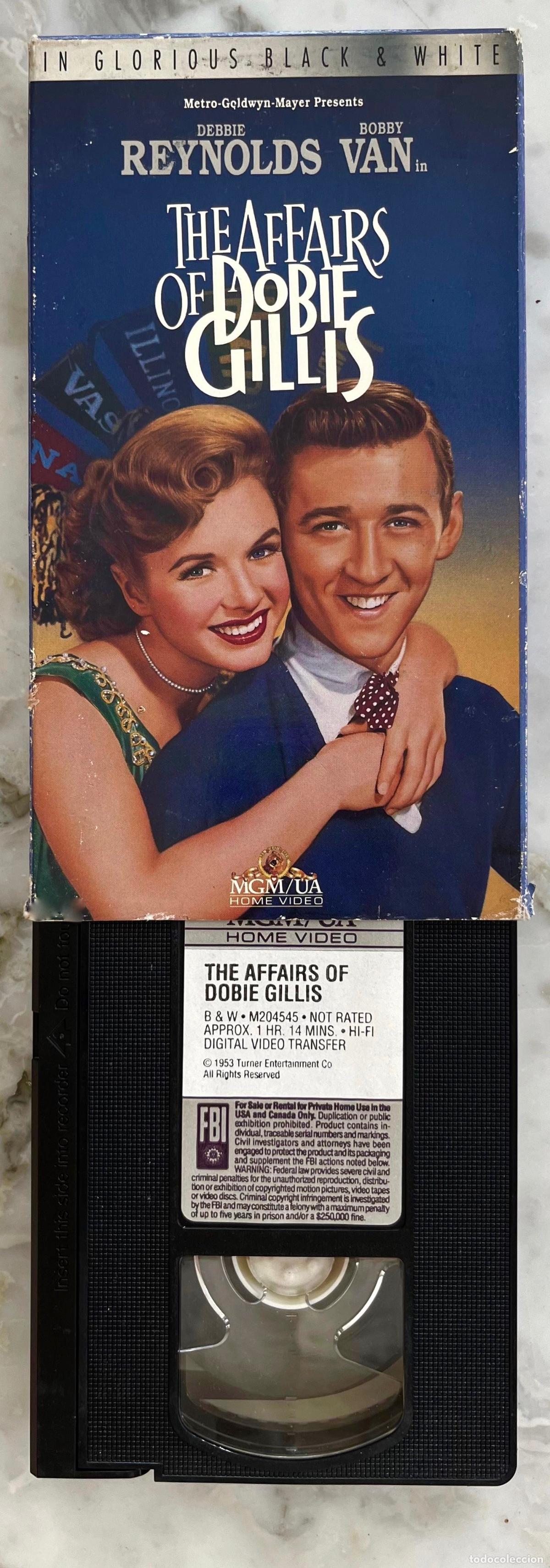 Cine: THE AFFAIRS OF DOBIE GILLIS. DEBBIE REYNOLDS. BOBBY VAN. VHS EN INGLES