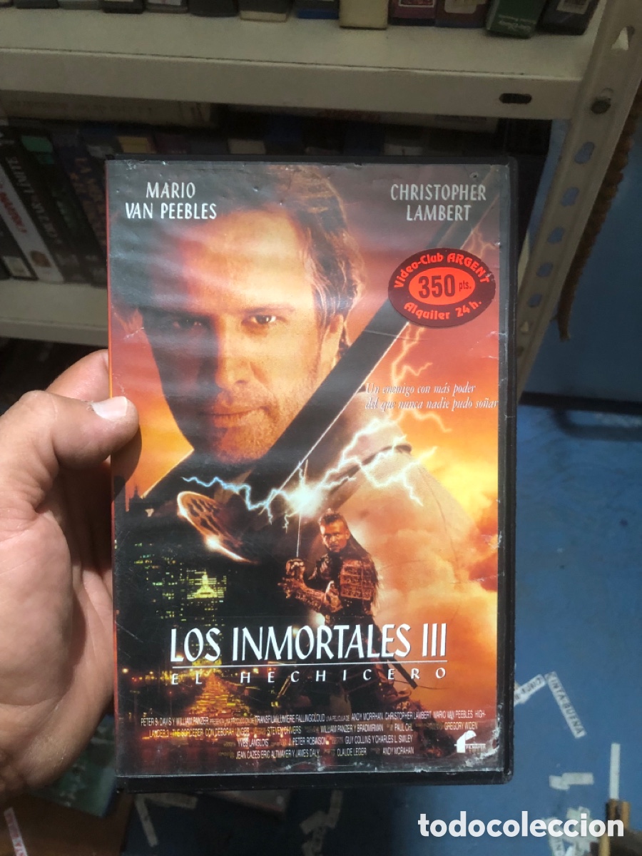 Cine: VHS V&Iacute;DEO CLUB LOS INMORTALES 3