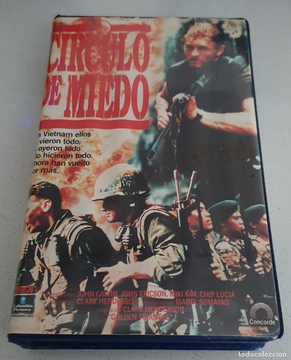 Cine: Pel&iacute;cula Vhs C&iacute;rculo de Miedo. RCA Columbia 1989 videoclub alquiler.