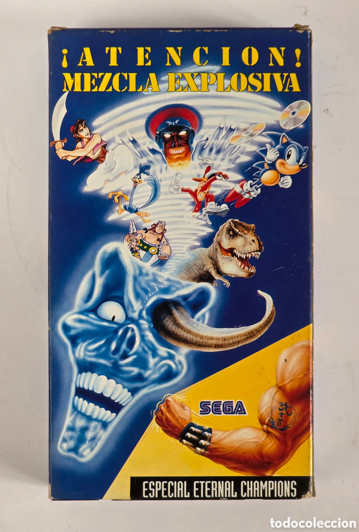 Cine: &iexcl;Atenci&oacute;n! Mezcla Explosiva Sega Especial Eternal Champions Videojuegos Cinta VHS