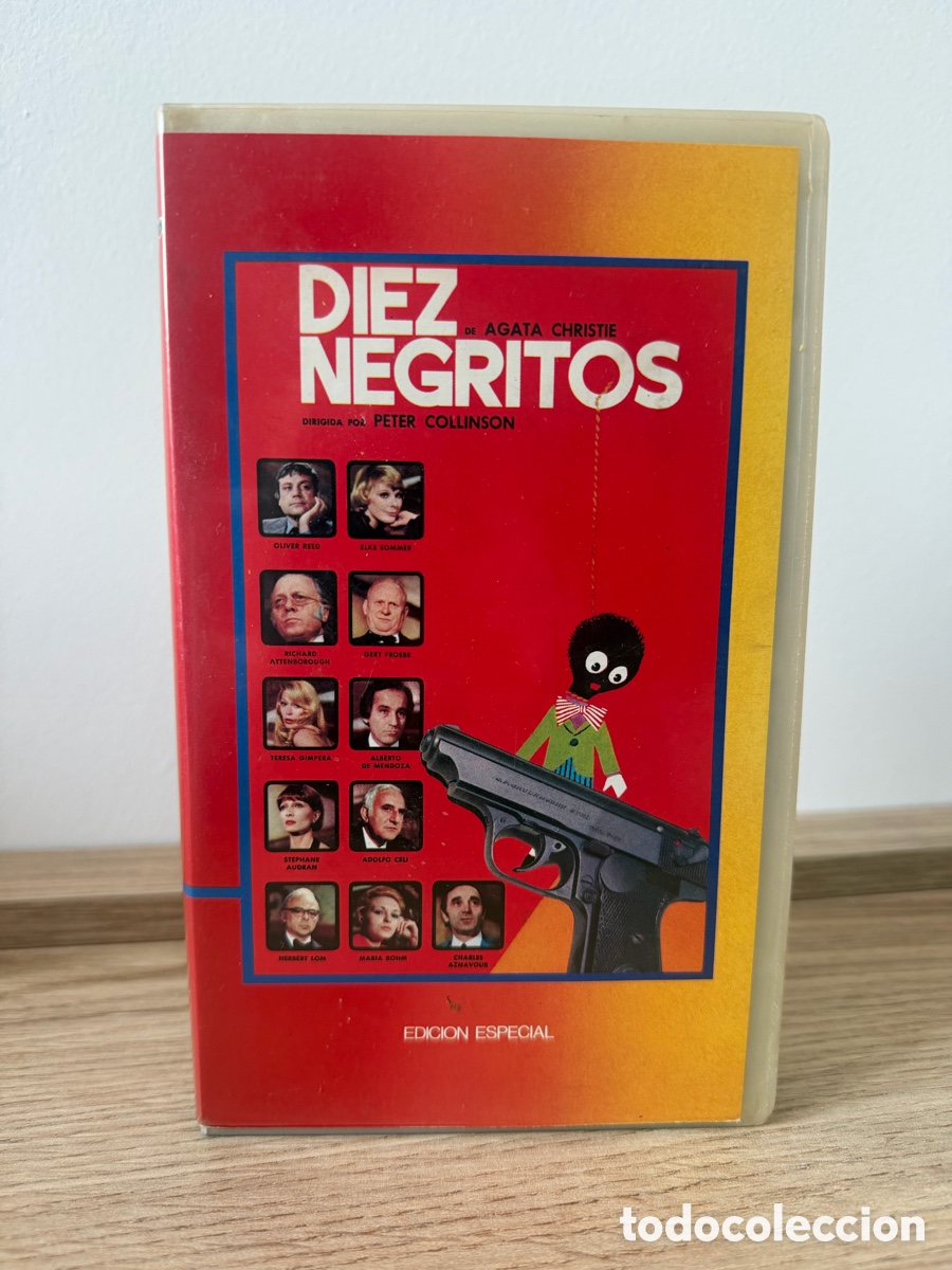 Cine: Vhs Diez negritos. Original. Edici&oacute;n especial