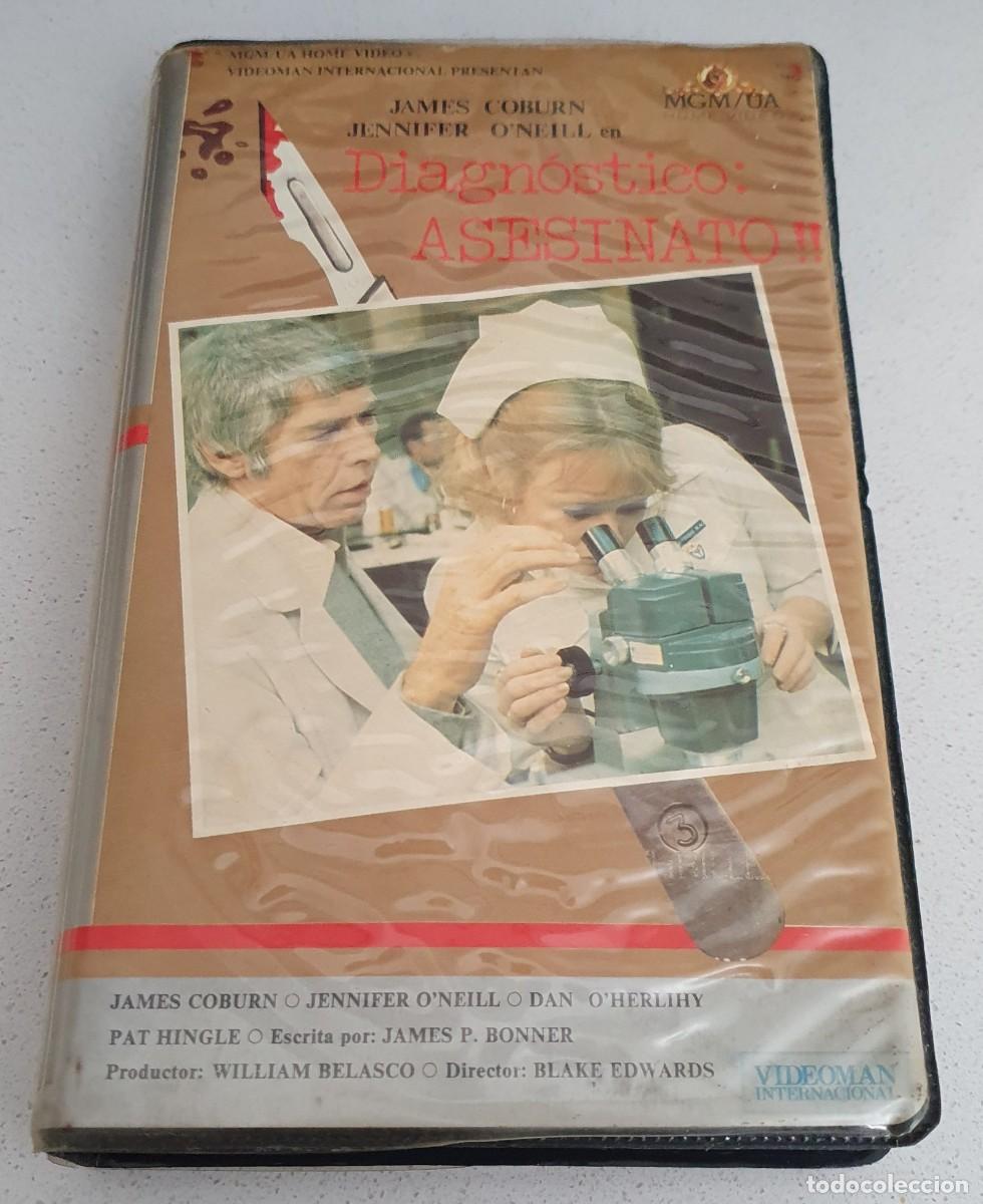 Cine: Pel&iacute;cula Vhs Diagn&oacute;stico Asesinato. James Coburn, Blake Edwards. Mgm Ua Home V&iacute;deo 1985 videoclub