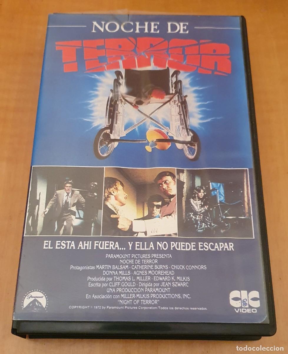 Cine: Pel&iacute;cula Vhs Noche de Terror. Martin Balsam, Chuck Connors, Donna Mills. CIC Video 1989 videoclub.