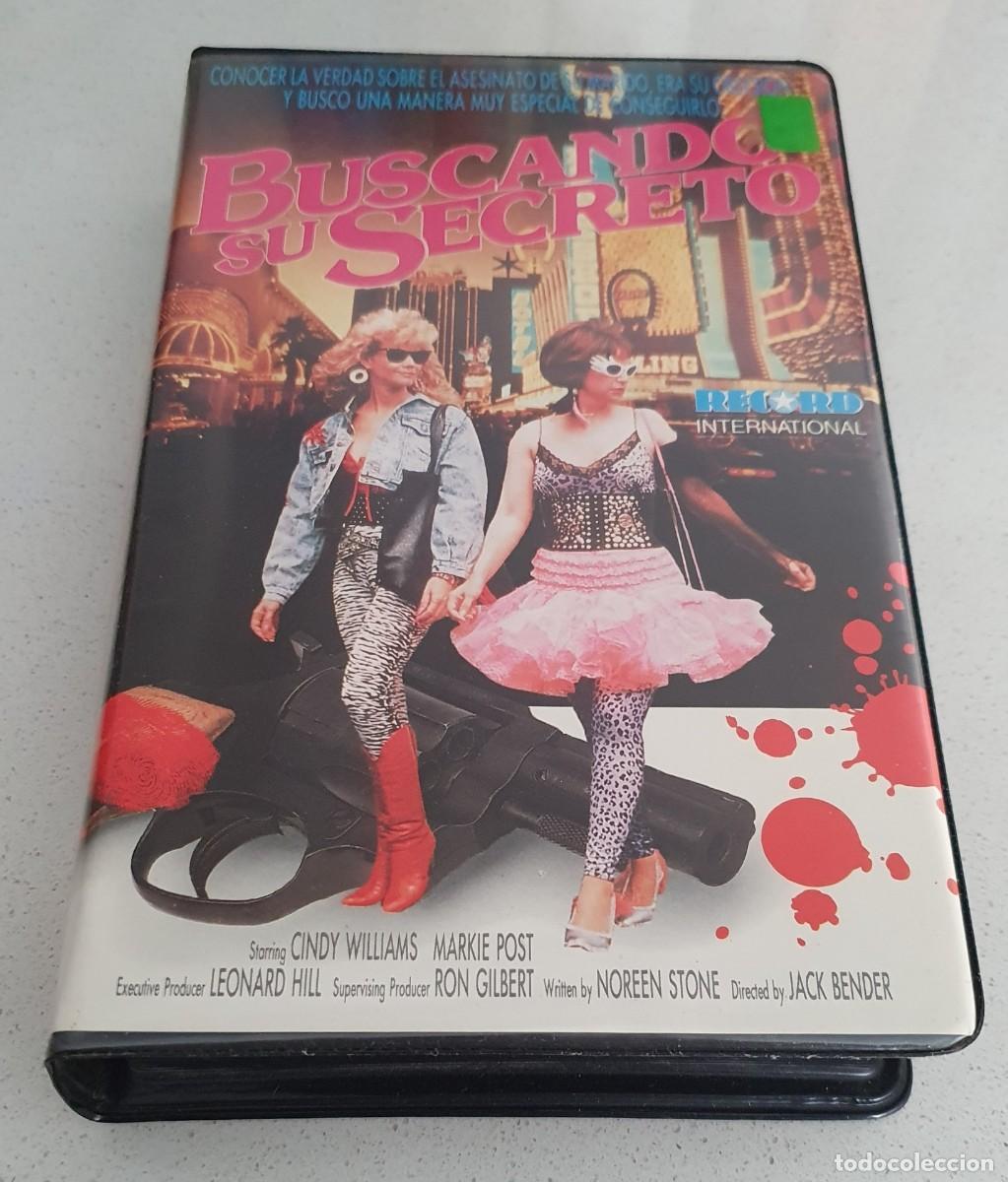Cine: Pel&iacute;cula Vhs Buscando su Secreto. Record Vision 1989 videoclub alquiler.