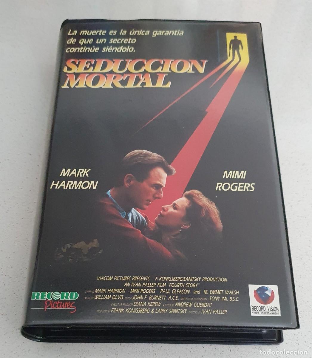 Cine: Pel&iacute;cula Vhs Seducci&oacute;n Mortal. Mark Harmon, Mimi Rogers. &iexcl;Record Vision 1992 videoclub alquiler.