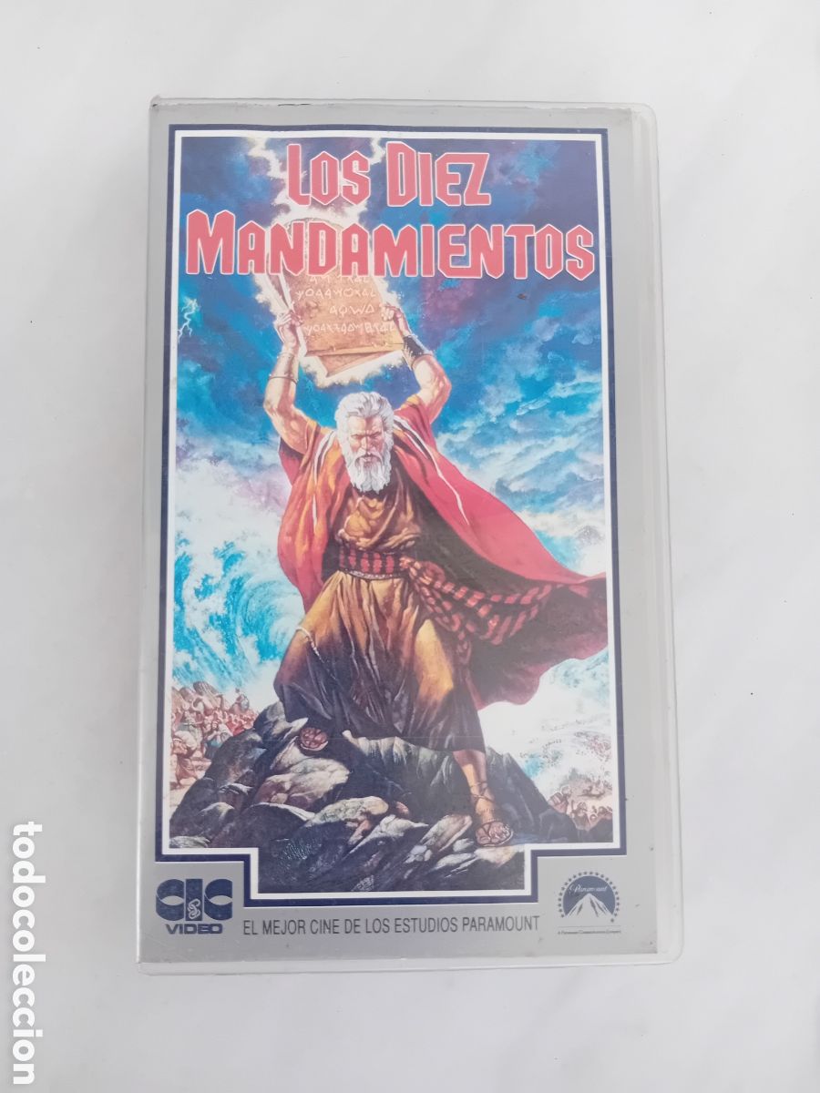 Cine: VHS cl&aacute;sica Los Diez Mandamientos