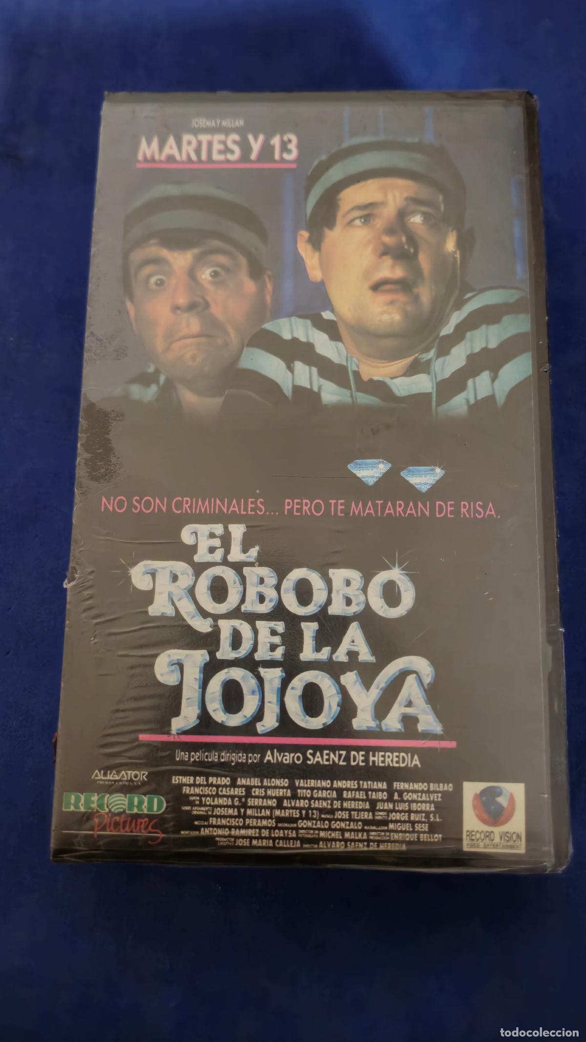 Cine: EL ROBOBO DE LA JOJOYA VHS PRECINTADO (AA9) MARTES Y TRECE
