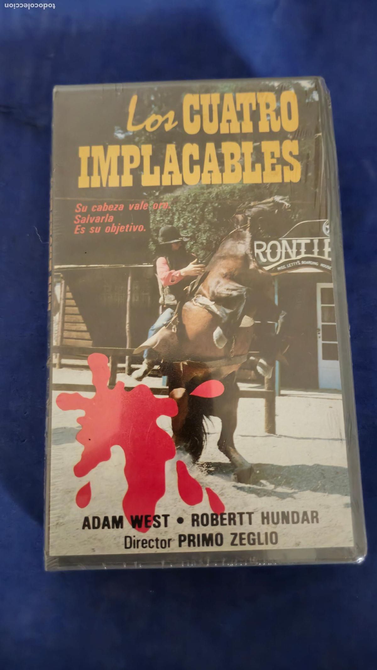 Cine: LOS CUATRO IMPLACABLES VHS (AA9)
