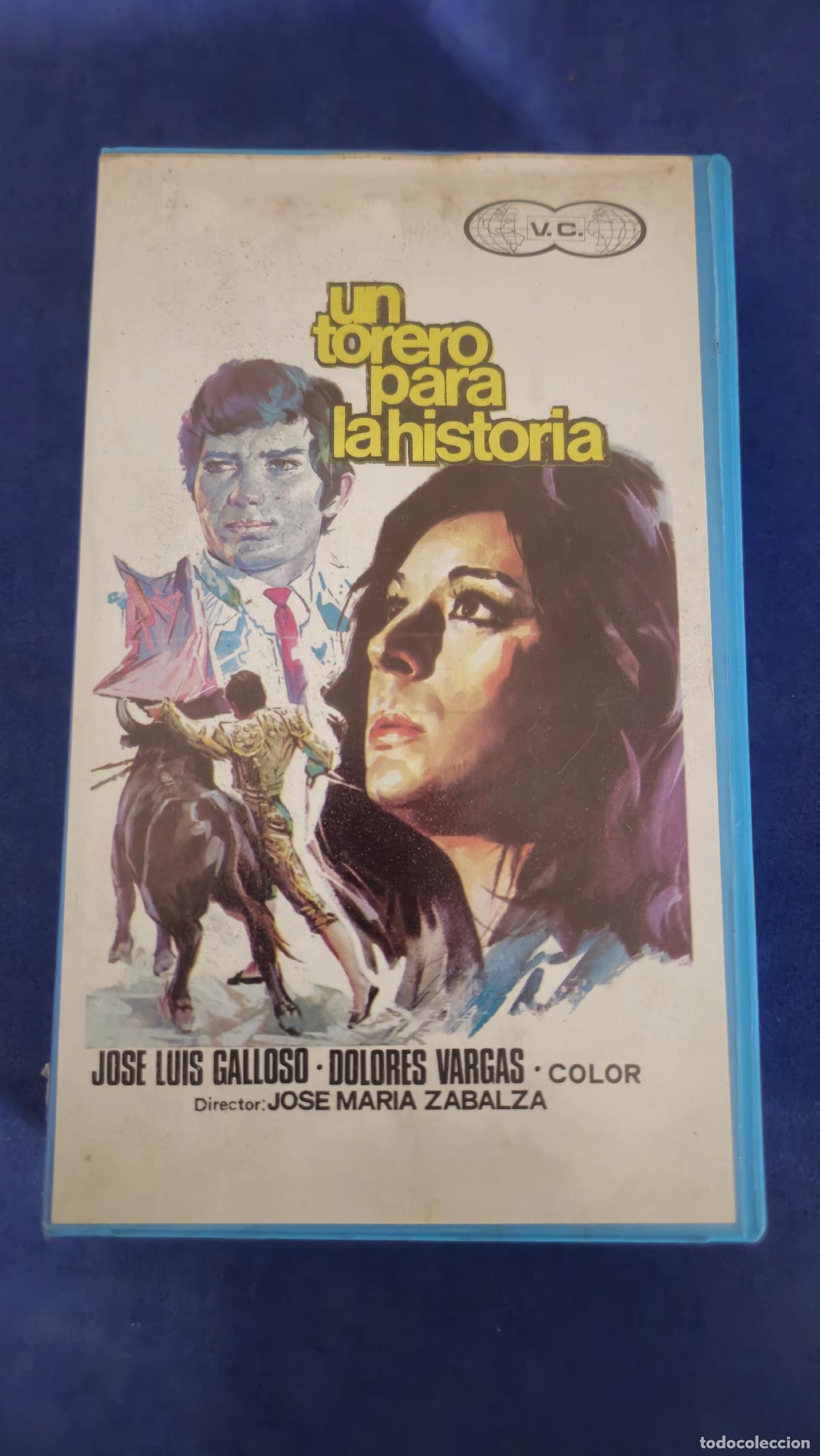 Cin&eacute;ma: UN TORERO PARA LA HISTORIA VHS (AA9)