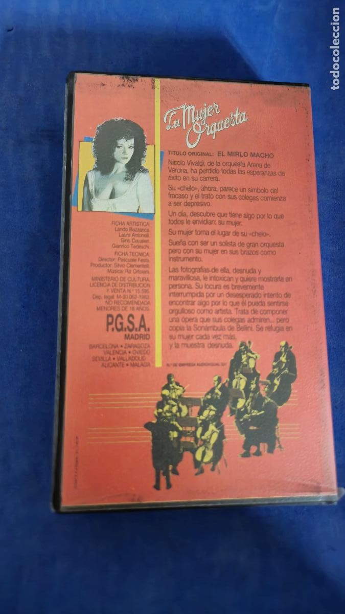 Cine: LA MUJER ORQUESTA VHS (I2B) - Foto 2