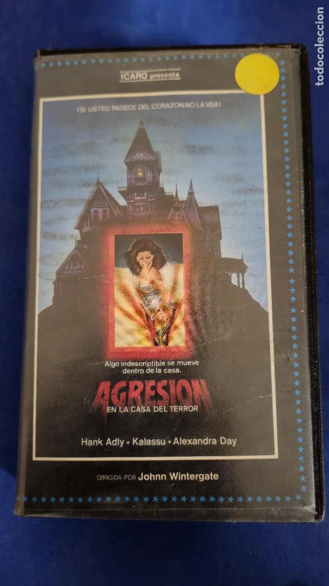 Cine: AGRESION EN LA CASA DEL TERROR VHS (I2B)