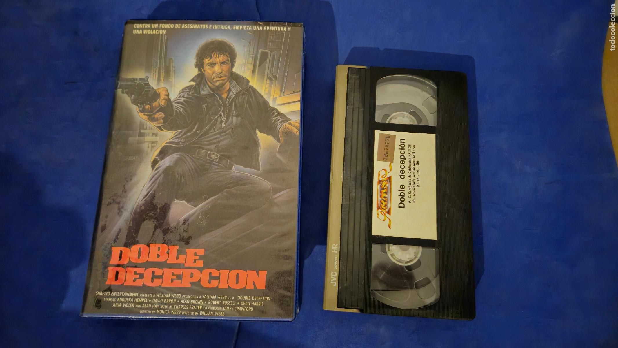 Cine: DOBLE DECEPCION VHS (RT5 RT6) - Foto 1