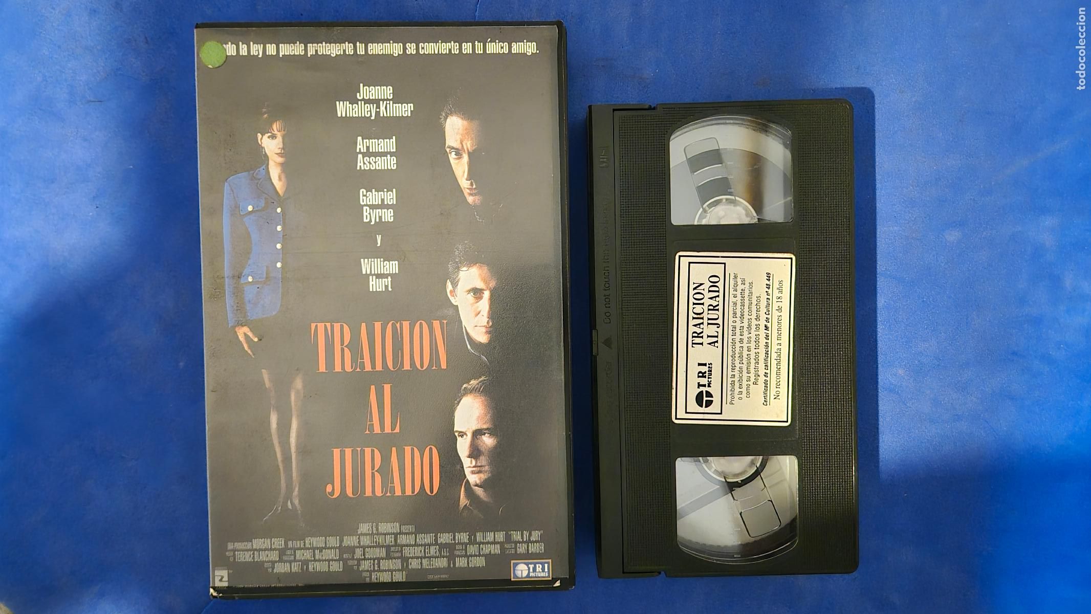 Cine: TRAICION AL JURADO VHS CAJA GRANDE VIDEOCLUB (HW2)
