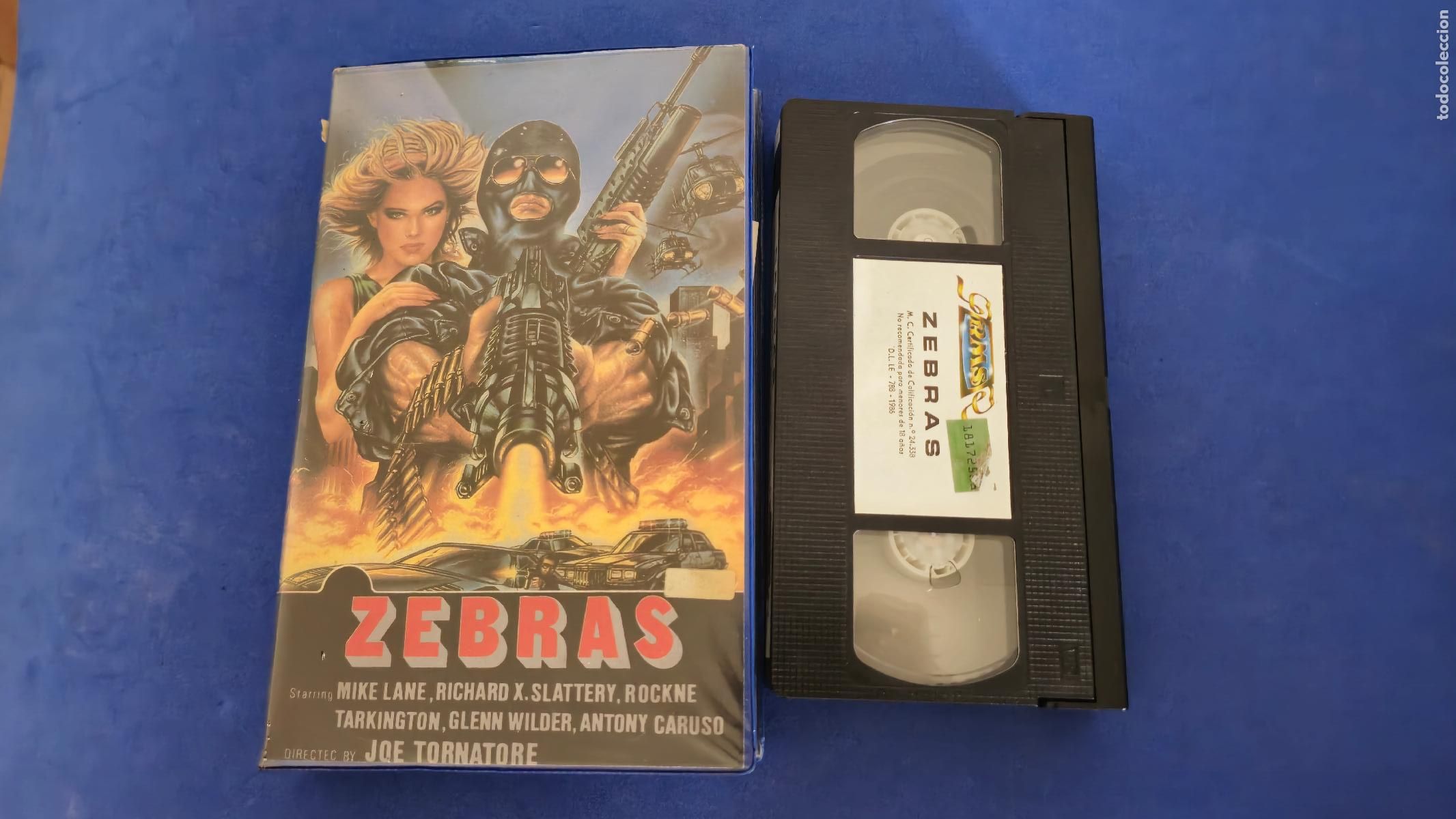 Cine: ZEBRAS VHS (NE1) DIR. JOE TORNATORE