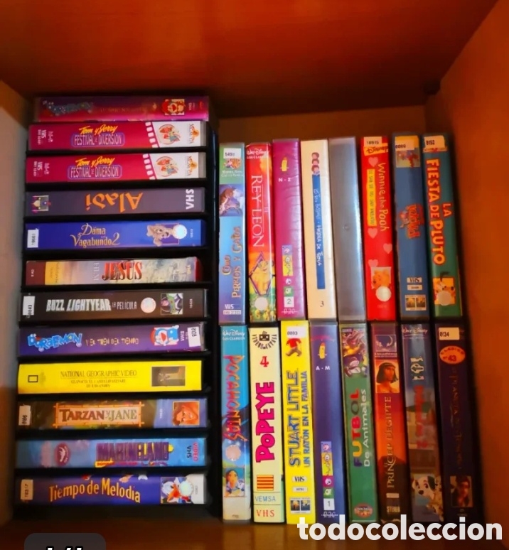 Cine: 40 Cintas de video Disney VHS