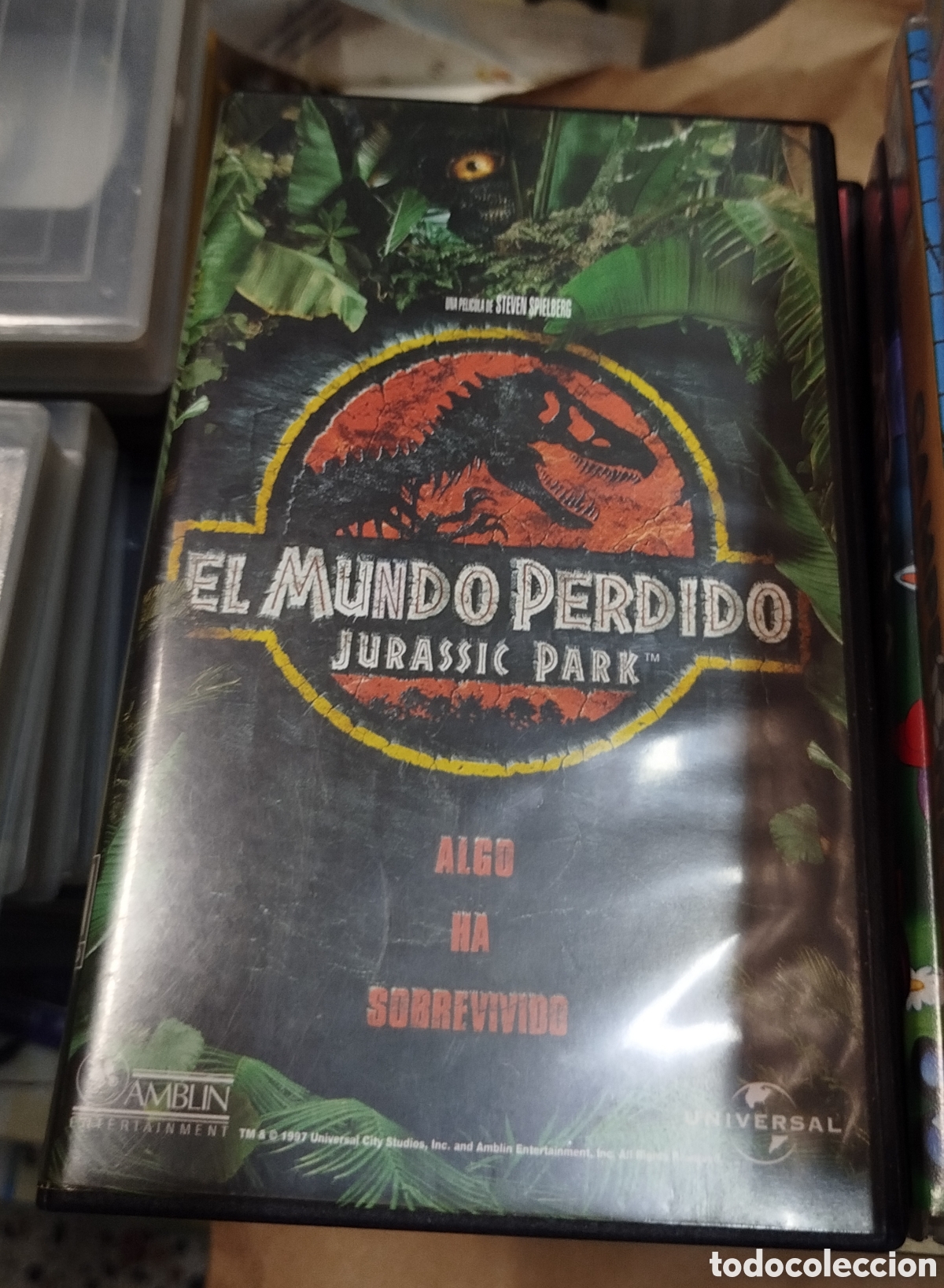 Cine: El mundo perdido. Jurassic Park. VHS
