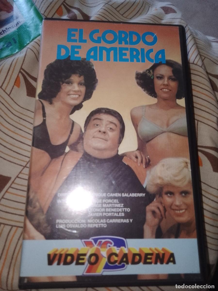 Cine: El gordo de Am&eacute;rica vhs rrareza