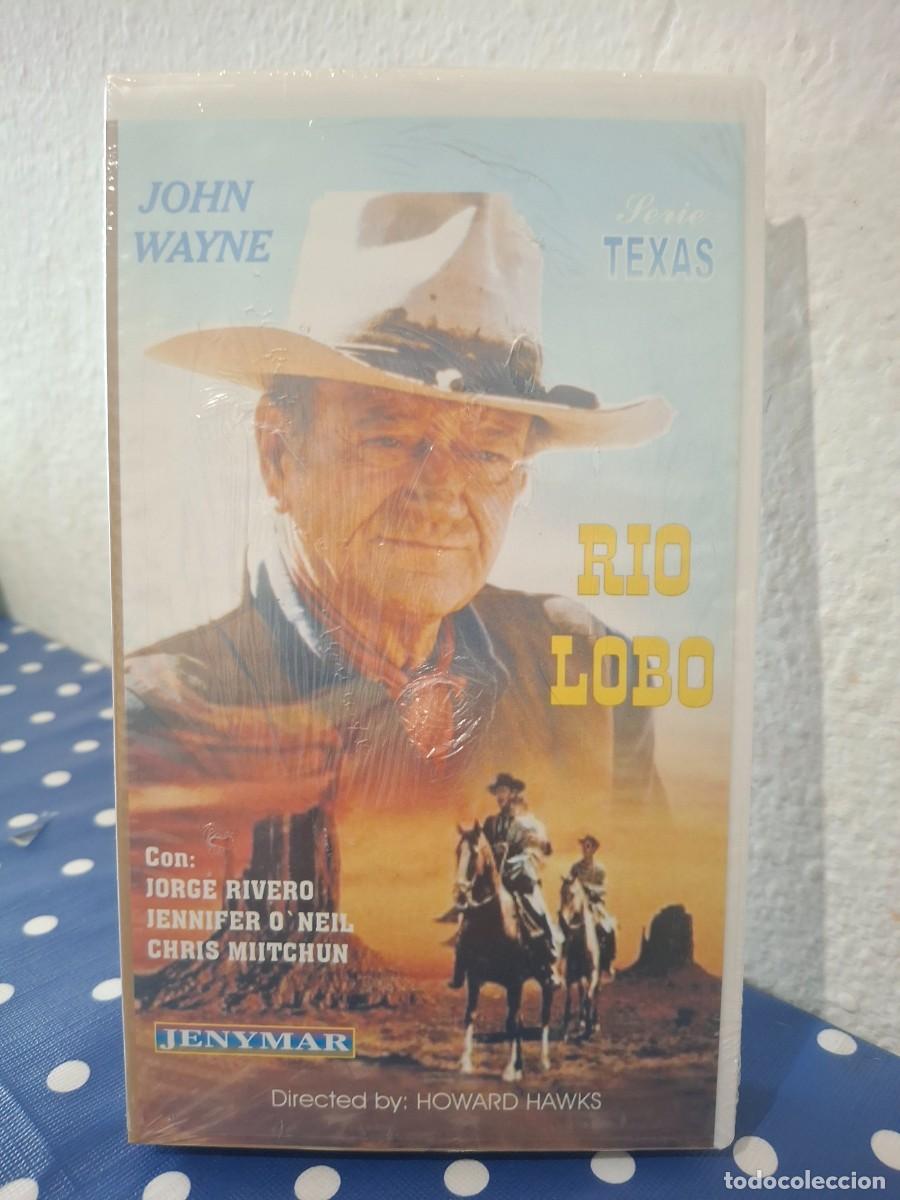 Cine: Pel&iacute;cula VHS Rio lobo serie Texas John Wayne,a estrenar con su precinto
