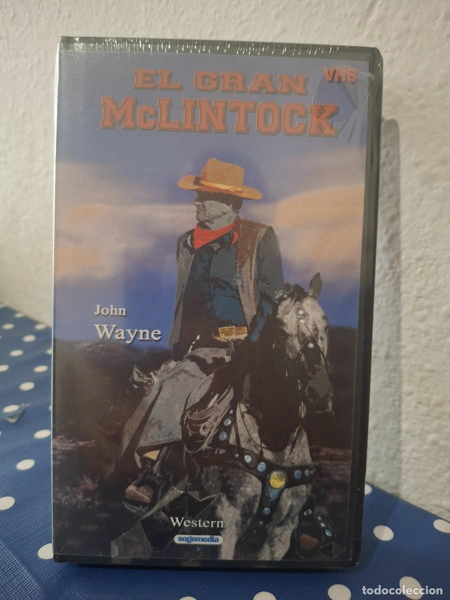 Cine: Pel&iacute;cula VHS El gran McLintock John Wayne,a estrenar con su precinto